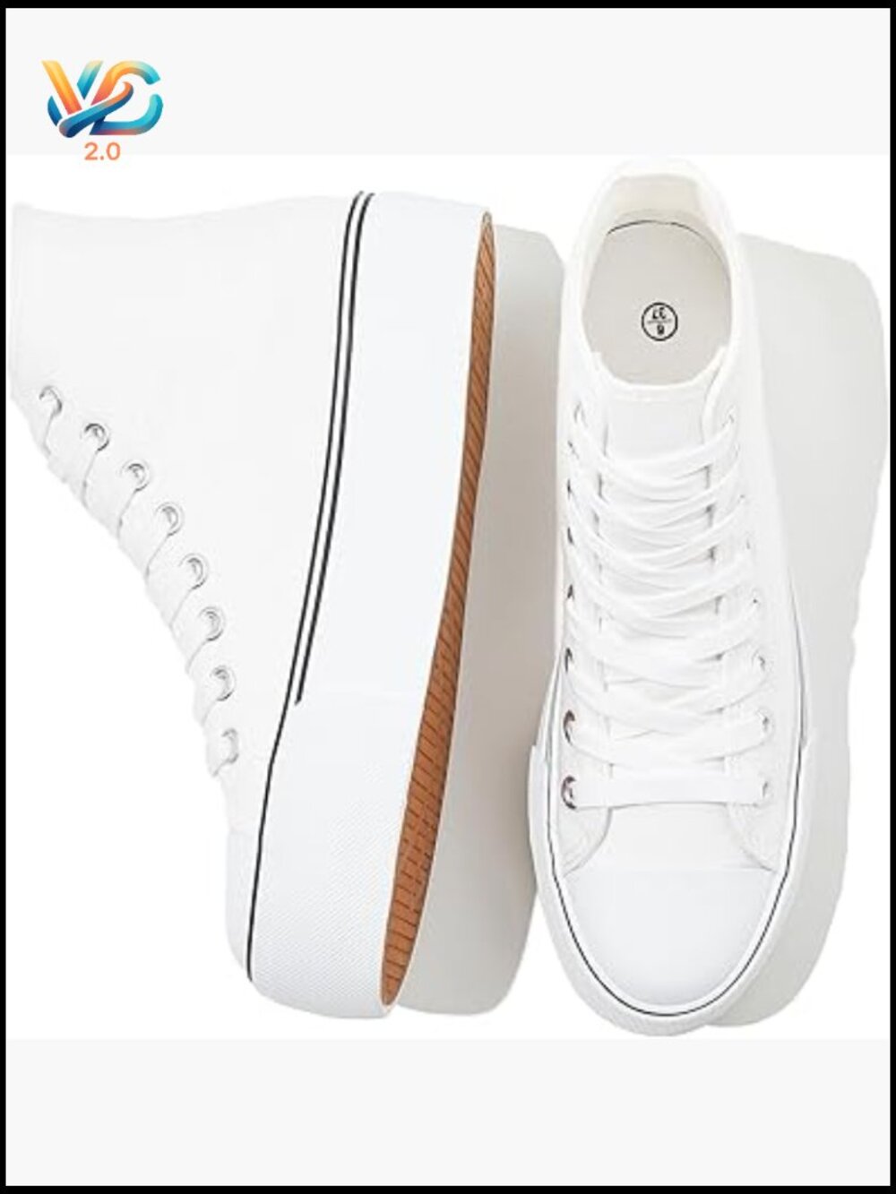 High Top Canvas Platform Sneakers Lace Up Fashion Street Casual Comfortable